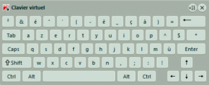 Logiciel de clavier visuel