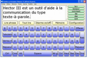 Logiciel de clavier visuel