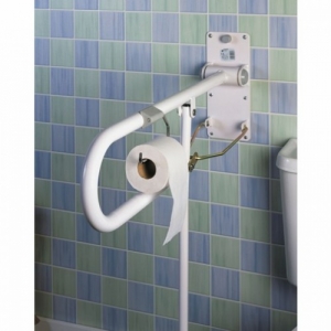 Support de papier toilette sur barre d'appui