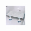 Tabouret de bain avec assise rectangulaire