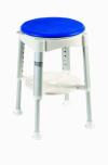 Tabouret de bain/ douche avec assise circulaire