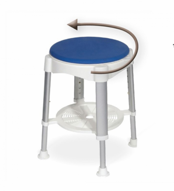 Tabouret de bain/ douche avec assise circulaire