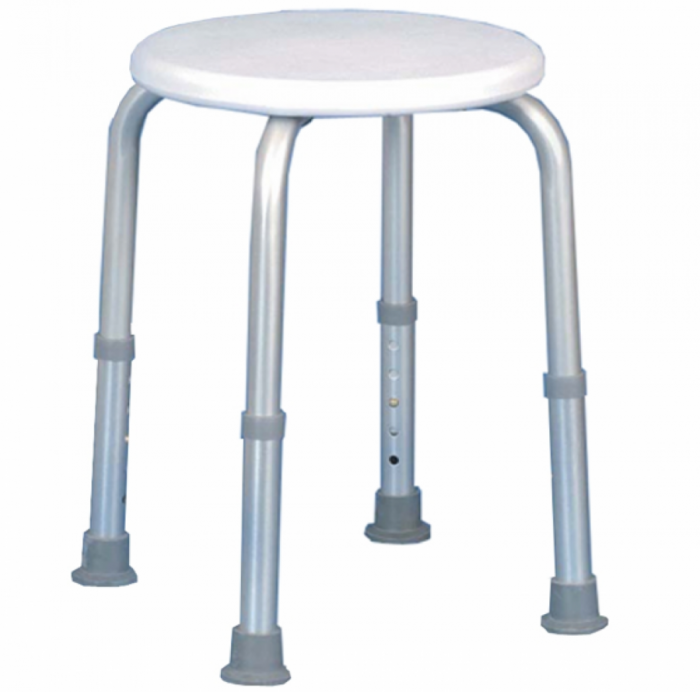 Tabouret de bain/ douche avec assise circulaire