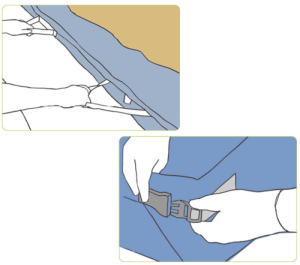 Baignoire mobile pour lit