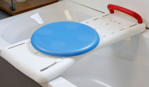 Planche de transfert avec disque rotatif