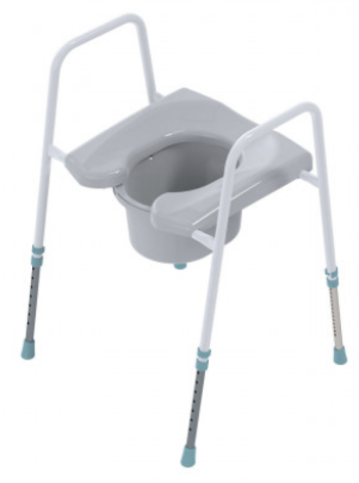 cadre de toilette avec rehausseur