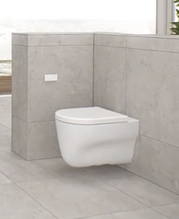 Chasse d'eau déportée