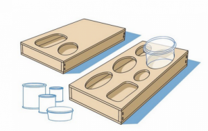 Le plateau double-face