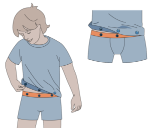 Tee-shirt pour gastrostomie