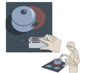 Plaque-gabarit pour déficients visuels