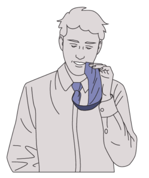 La cravate de machouillage