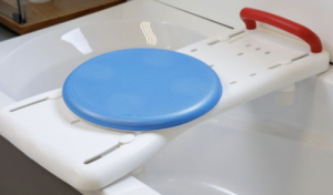 Planche de transfert avec disque rotatif